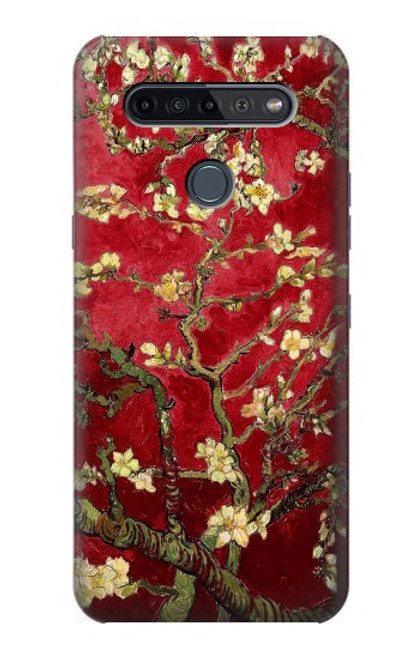 W2414 Red Blossoming Almond Tree Van Gogh Hard Case and Leather Flip Case For LG K51S