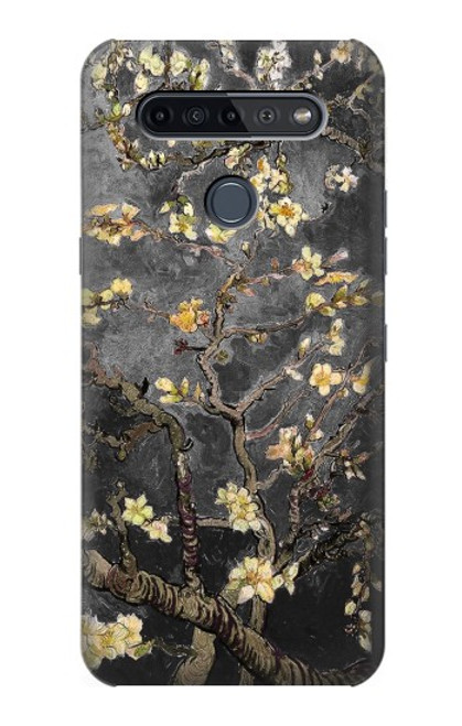 W2664 Black Blossoming Almond Tree Van Gogh Hard Case and Leather Flip Case For LG K51S