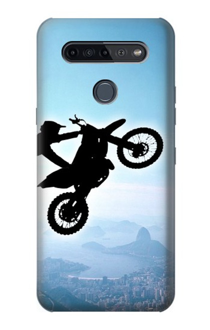 W2675 Extreme Freestyle Motocross Hard Case and Leather Flip Case For LG K51S