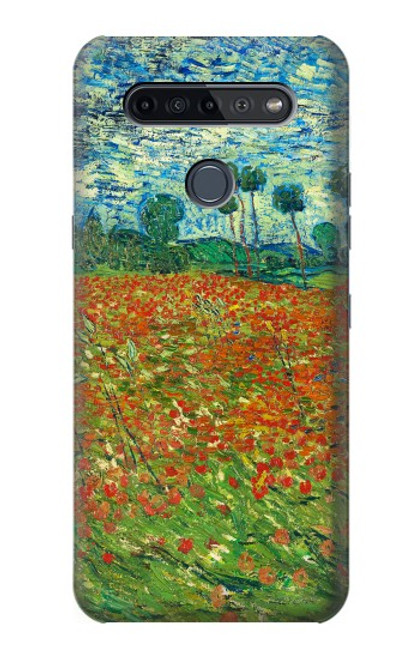 W2681 Field Of Poppies Vincent Van Gogh Hard Case and Leather Flip Case For LG K51S