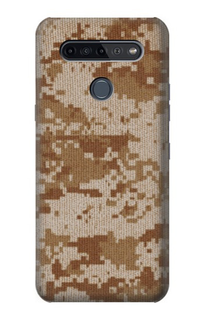 W2939 Desert Digital Camo Camouflage Hard Case and Leather Flip Case For LG K51S