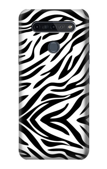 W3056 Zebra Skin Texture Graphic Printed Hard Case and Leather Flip Case For LG K51S