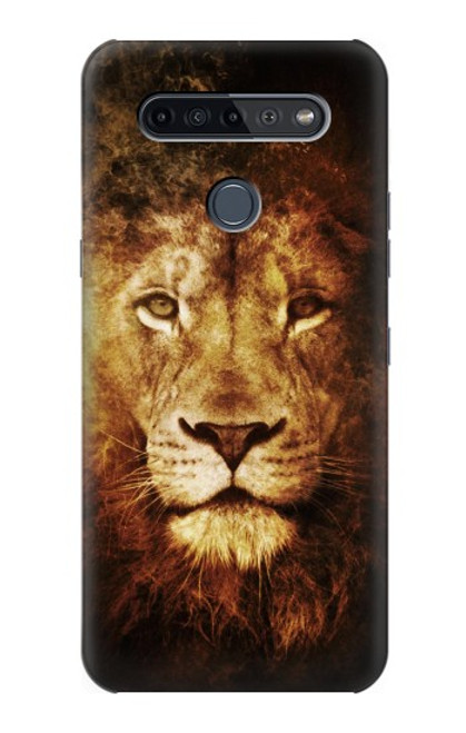 W3182 Lion Hard Case and Leather Flip Case For LG K51S