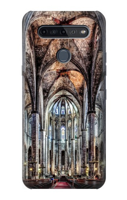 W3210 Santa Maria Del Mar Cathedral Hard Case and Leather Flip Case For LG K51S