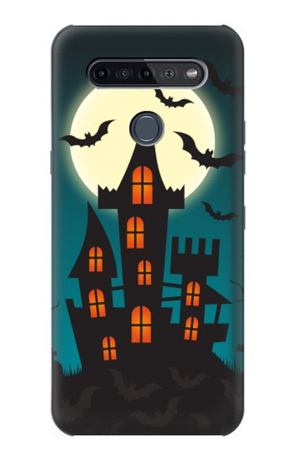 W3268 Halloween Festival Castle Hard Case and Leather Flip Case For LG K51S