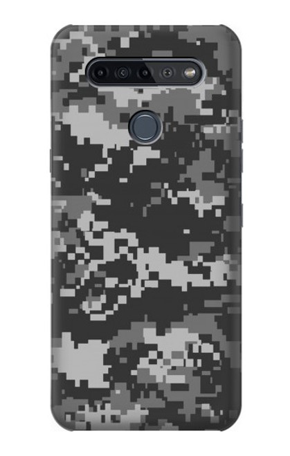 W3293 Urban Black Camo Camouflage Hard Case and Leather Flip Case For LG K51S