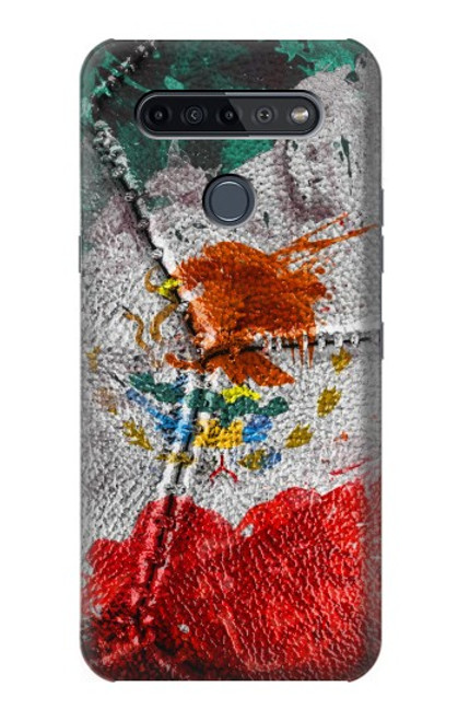 W3314 Mexico Flag Vinatage Football Graphic Hard Case and Leather Flip Case For LG K51S