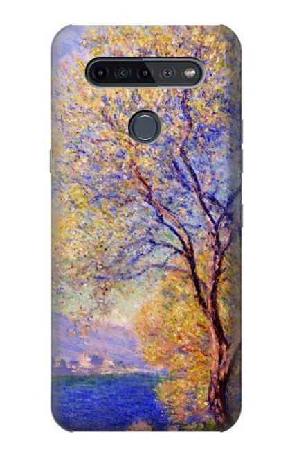 W3339 Claude Monet Antibes Seen from the Salis Gardens Hard Case and Leather Flip Case For LG K51S