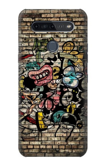 W3394 Graffiti Wall Hard Case and Leather Flip Case For LG K51S