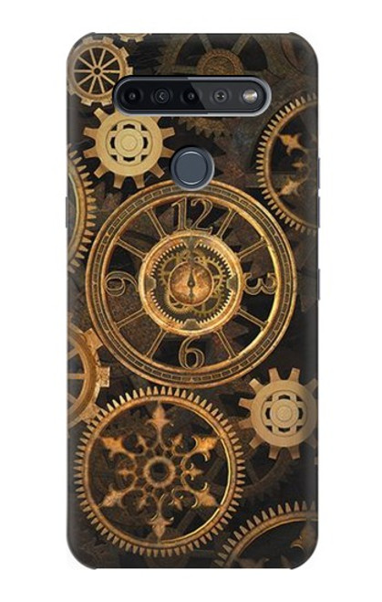 W3442 Clock Gear Hard Case and Leather Flip Case For LG K51S