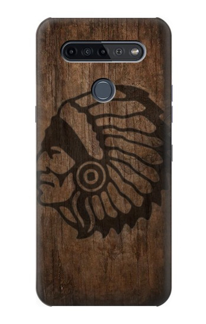 W3443 Indian Head Hard Case and Leather Flip Case For LG K51S