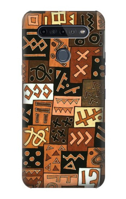 W3460 Mali Art Pattern Hard Case and Leather Flip Case For LG K51S