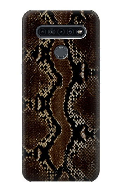 W0553 Snake Skin Hard Case and Leather Flip Case For LG K41S