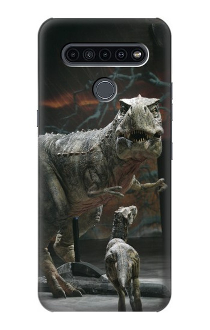 W1288 Dinosaur T Rex Museum Hard Case and Leather Flip Case For LG K41S