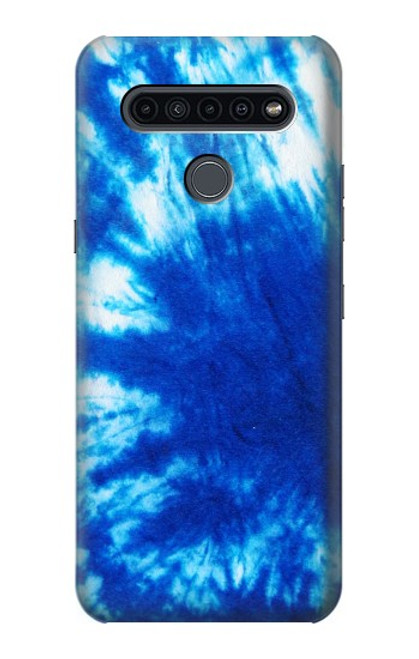 W1869 Tie Dye Blue Hard Case and Leather Flip Case For LG K41S