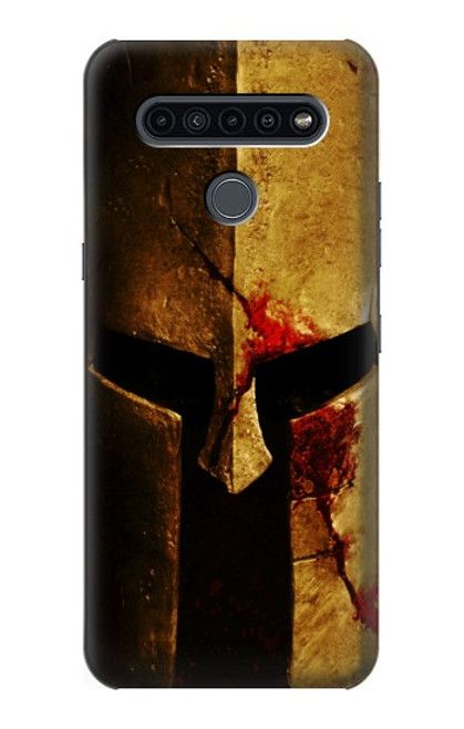 W2439 Warrior Spartan Helmet Hard Case and Leather Flip Case For LG K41S