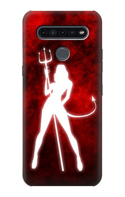 W2455 Sexy Devil Girl Hard Case and Leather Flip Case For LG K41S