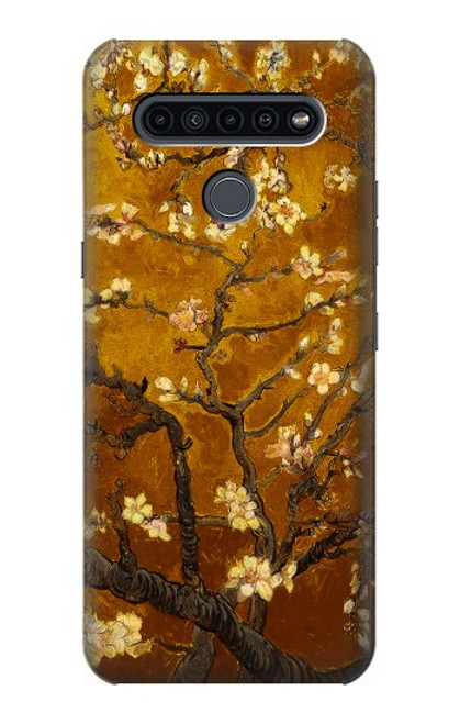 W2663 Yellow Blossoming Almond Tree Van Gogh Hard Case and Leather Flip Case For LG K41S