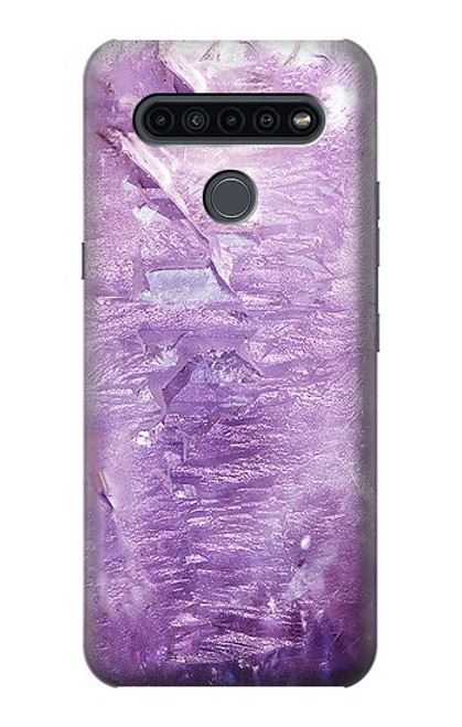 W2690 Amethyst Crystals Graphic Printed Hard Case and Leather Flip Case For LG K41S