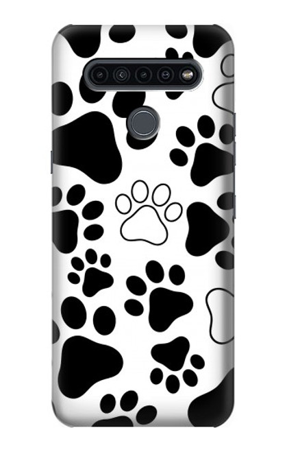W2904 Dog Paw Prints Hard Case and Leather Flip Case For LG K41S
