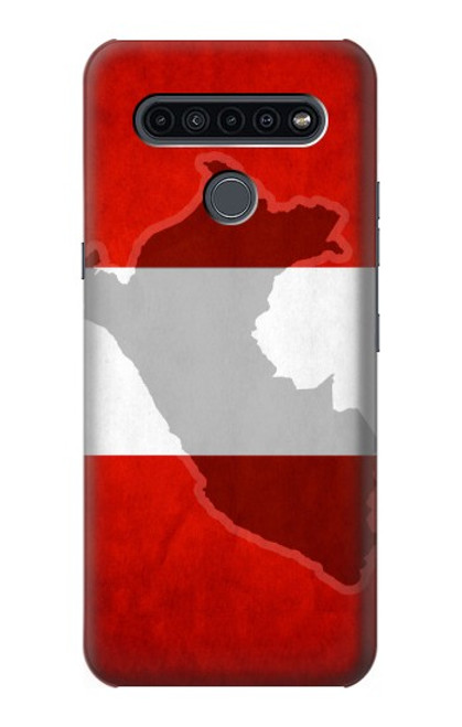 W3018 Peru Flag Hard Case and Leather Flip Case For LG K41S