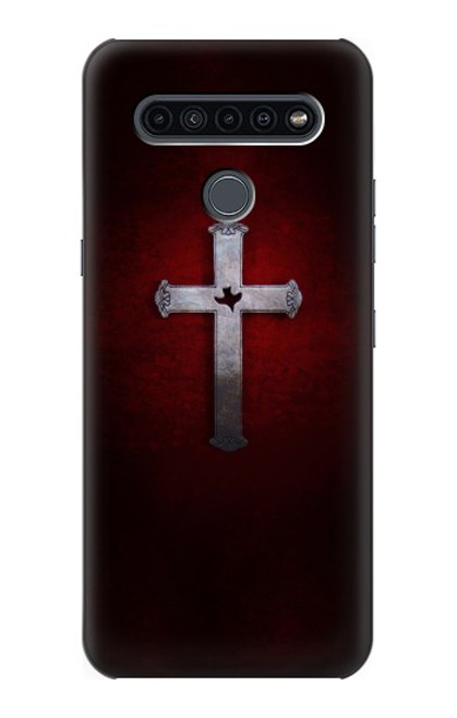 W3160 Christian Cross Hard Case and Leather Flip Case For LG K41S