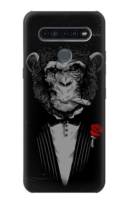 W3167 Funny Monkey God Father Hard Case and Leather Flip Case For LG K41S