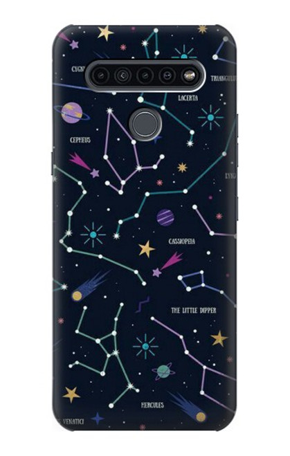 W3220 Star Map Zodiac Constellations Hard Case and Leather Flip Case For LG K41S