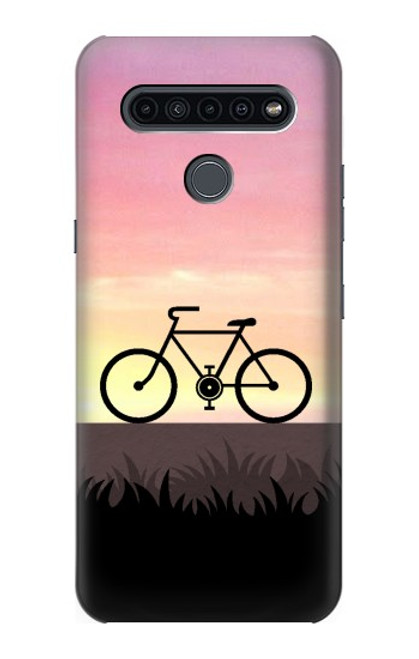 W3252 Bicycle Sunset Hard Case and Leather Flip Case For LG K41S