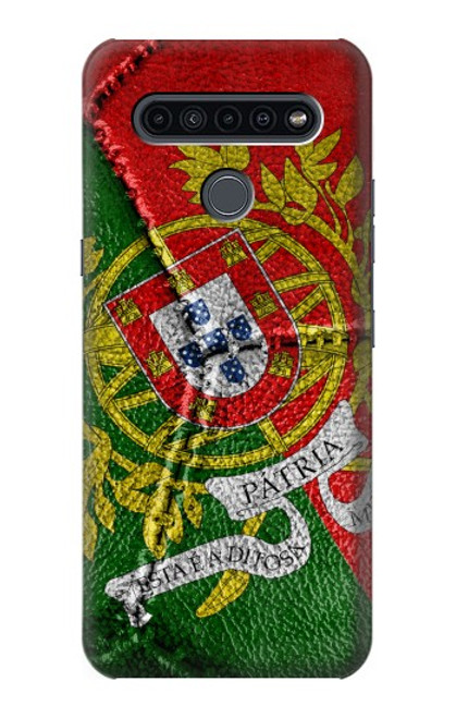 W3300 Portugal Flag Vintage Football Graphic Hard Case and Leather Flip Case For LG K41S