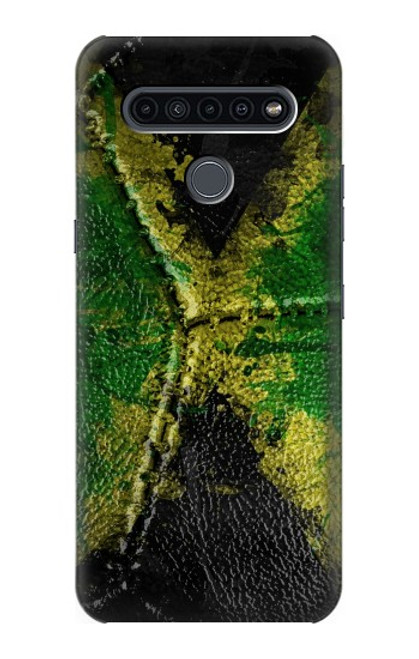 W3319 Jamaica Flag Vintage Football Graphic Hard Case and Leather Flip Case For LG K41S