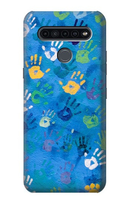 W3403 Hand Print Hard Case and Leather Flip Case For LG K41S