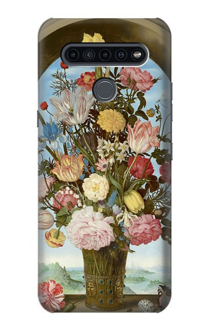 W3749 Vase of Flowers Hard Case and Leather Flip Case For LG K41S