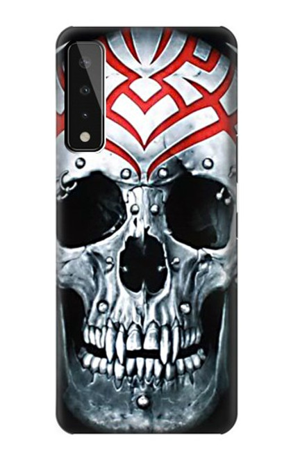 W0223 Vampire Skull Tattoo Hard Case and Leather Flip Case For LG Stylo 7 4G