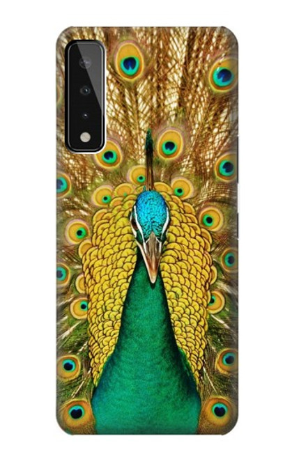 W0513 Peacock Hard Case and Leather Flip Case For LG Stylo 7 4G