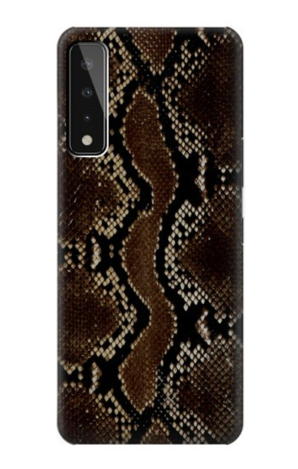 W0553 Snake Skin Hard Case and Leather Flip Case For LG Stylo 7 4G