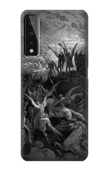 W1026 Gustave Dore Paradise Lost Hard Case and Leather Flip Case For LG Stylo 7 4G