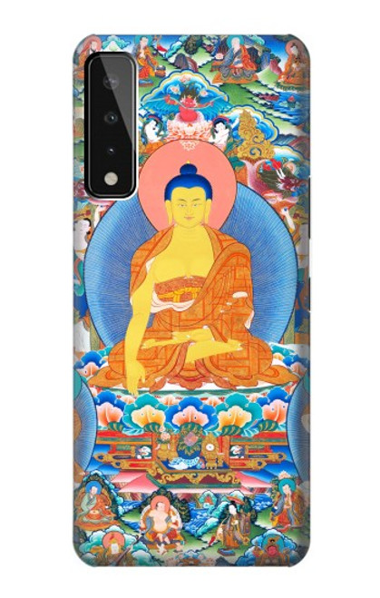 W1256 Buddha Paint Hard Case and Leather Flip Case For LG Stylo 7 4G