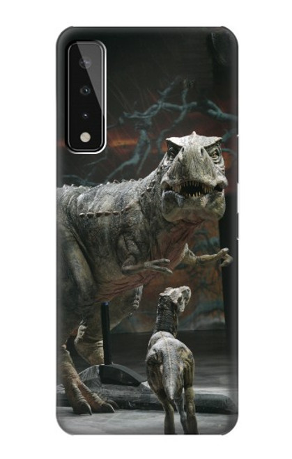 W1288 Dinosaur T Rex Museum Hard Case and Leather Flip Case For LG Stylo 7 4G