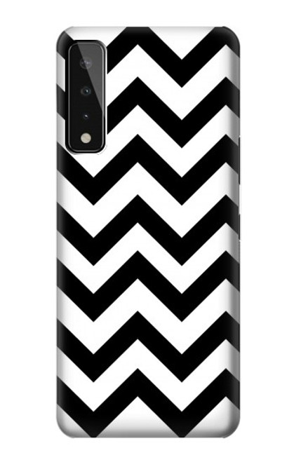 W1613 Chevron Zigzag Hard Case and Leather Flip Case For LG Stylo 7 4G