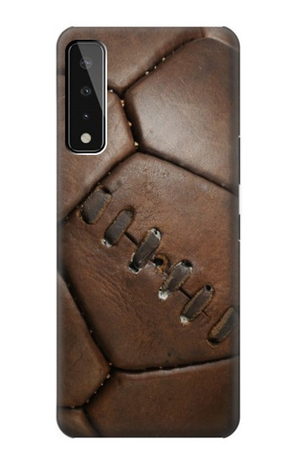 W2661 Leather Soccer Football Graphic Hard Case and Leather Flip Case For LG Stylo 7 4G