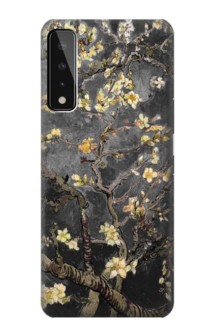 W2664 Black Blossoming Almond Tree Van Gogh Hard Case and Leather Flip Case For LG Stylo 7 4G