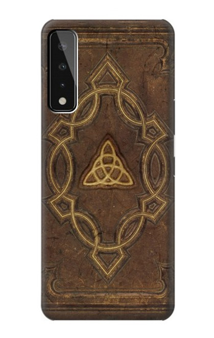 W3219 Spell Book Cover Hard Case and Leather Flip Case For LG Stylo 7 4G