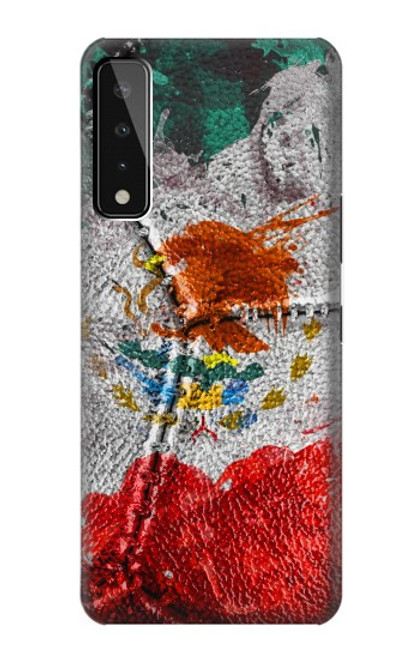 W3314 Mexico Flag Vinatage Football Graphic Hard Case and Leather Flip Case For LG Stylo 7 4G