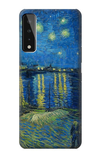 W3336 Van Gogh Starry Night Over the Rhone Hard Case and Leather Flip Case For LG Stylo 7 4G