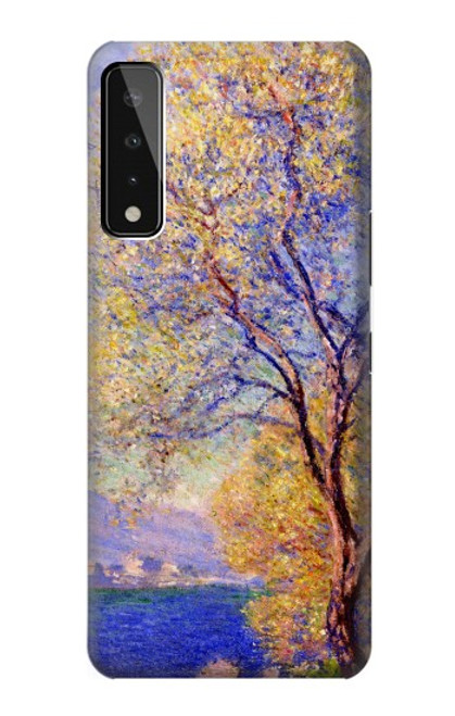 W3339 Claude Monet Antibes Seen from the Salis Gardens Hard Case and Leather Flip Case For LG Stylo 7 4G