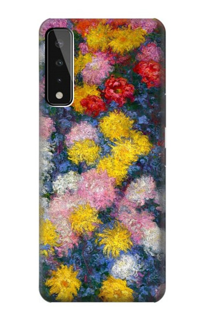 W3342 Claude Monet Chrysanthemums Hard Case and Leather Flip Case For LG Stylo 7 4G