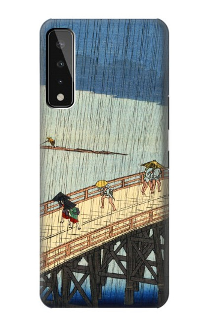 W3347 Utagawa Hiroshige Sudden shower Hard Case and Leather Flip Case For LG Stylo 7 4G