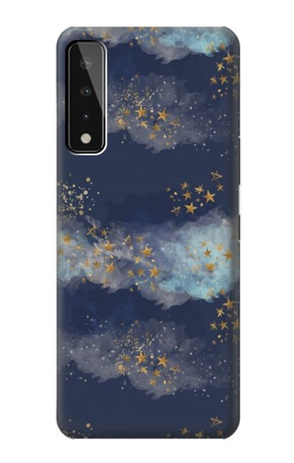 W3364 Gold Star Sky Hard Case and Leather Flip Case For LG Stylo 7 4G