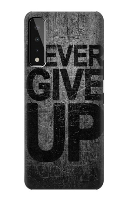 W3367 Never Give Up Hard Case and Leather Flip Case For LG Stylo 7 4G